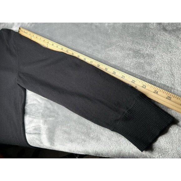 The North Face Sweater Mens Large Wool Blend Quarter 1/4 Zip Mock Neck Outdoors - Picture 5 of 11